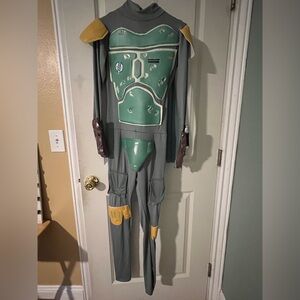 Star Wars Boba Fett Green and Yellow Costume Suit
